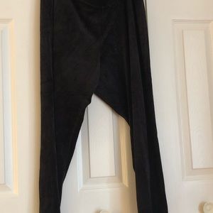 Talbots Velvet Black Ankle Pants.